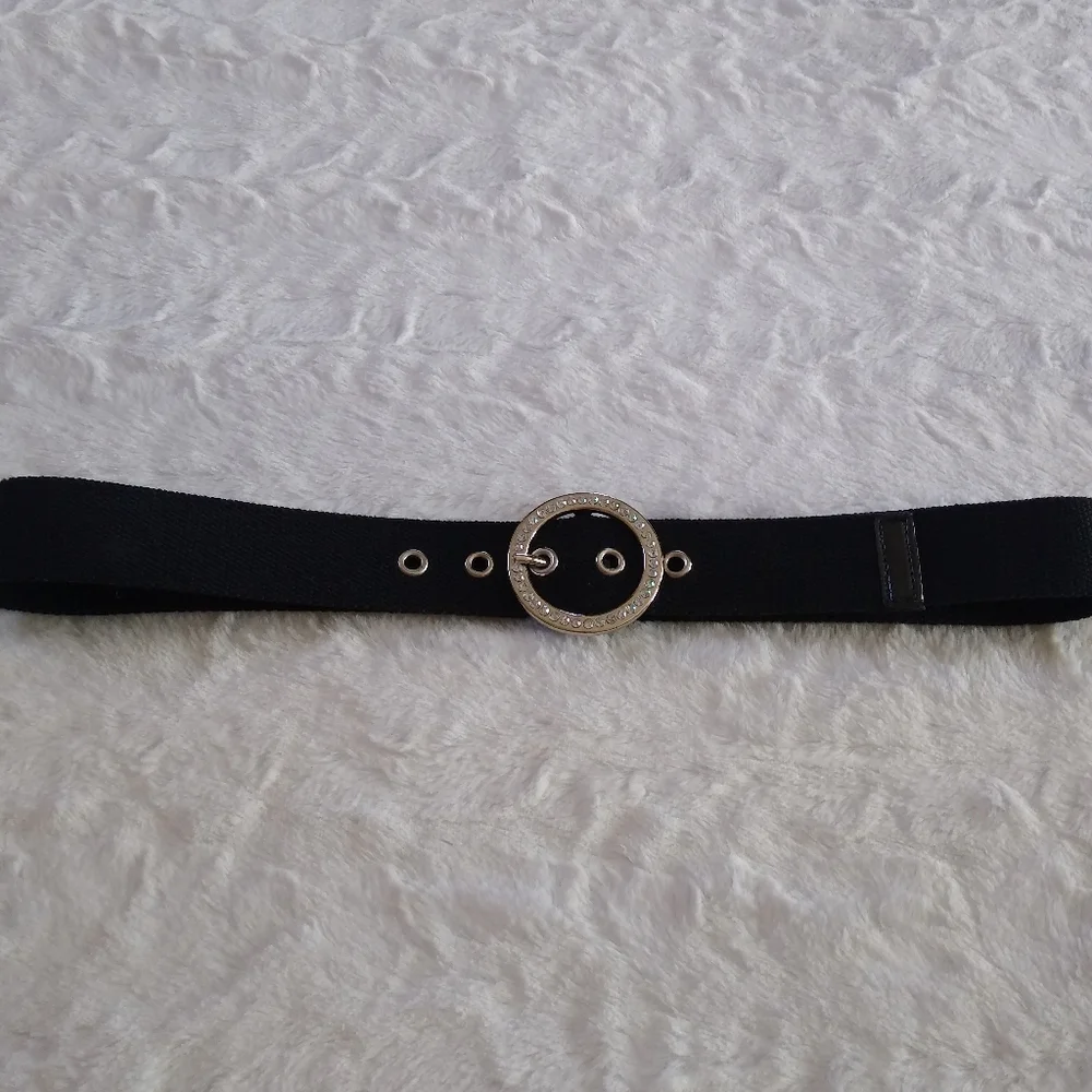 Rhinestone Cotton Belt